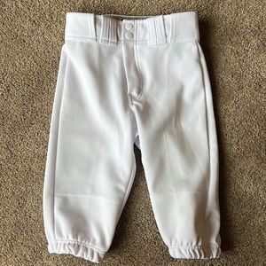 Used Easton White Knicker Baseball Pants Youth Medium YM